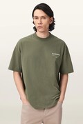 AllSaints футболка оверсайз чоловіча бавовняна зелена M071PB
