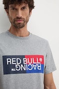 Pepe Jeans tricou din bumbac Red Bull Racing x Pepe Jeans bărbați, culoarea gri, cu imprimeu, RM500001