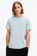AllSaints t-shirt bawełniany BODEGA SS CREW męski kolor szary gładki M026JB