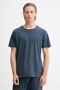 AllSaints t-shirt bawełniany BODEGA SS CREW męski kolor granatowy gładki M026JB