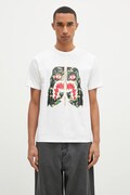 Pamučna majica A Bathing Ape Abc Camo Tiger za muškarce, boja: bijela, s tiskom, 1K80110008