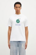 Butter Goods tricou din bumbac Bomb Tee barbati, culoarea alb, cu imprimeu, BG243100
