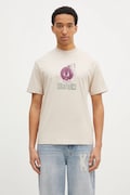 Bavlnené tričko Butter Goods Bomb Tee pánske, béžová farba, s potlačou, BG243100