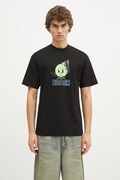 Butter Goods pamut póló Bomb Tee fekete, férfi, nyomott mintás, BG243100