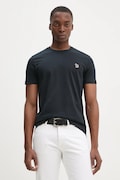 PS Paul Smith t-shirt bawełniany męski kolor granatowy gładki M2R.010R.KZEBRA