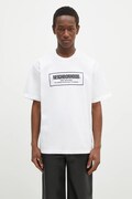 Памучна тениска NEIGHBORHOOD Tee SS - 1 в бяло с принт 242PCNH.ST01