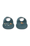 Detský podbradník Liewood Ember Printed Bib 2-pack 2-pak LW20119