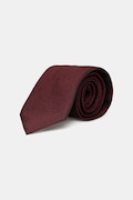 BOSS krawat z jedwabiem kolor bordowy 50550504