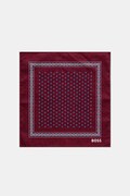 Žepni robček BOSS bordo barva, 50551097