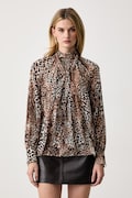 Guess halenka dámská AUDRINE béžová se zvířecím vzorem W5BH84 W3022