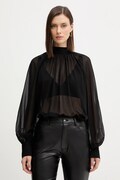 Guess bluzka AUDRINE damska kolor czarny wzorzysta W5BH84 W3022