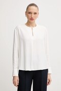 Tommy Hilfiger bluzka damska kolor beżowy gładka WW0WW47339