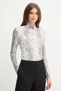 Majica Karl Lagerfeld ženska, bela barva, A4W17044