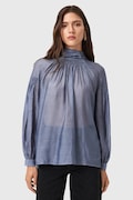 AllSaints gyerek pamut pulóver PEARLA lila, sima, W027PD