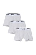 Παιδικά μποξεράκια BOSS 3-pack χρώμα: γκρι, J52663