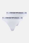 Emporio Armani Underwear tanga 2-pack culoarea negru, EW000402 AF13033