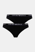 Brazílske nohavičky Emporio Armani Underwear 2-pak čierna farba, EW000404 AF13033