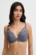 Chantelle biustonosz FLEURS kolor szary koronkowy wzorzysty C12M20