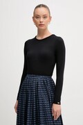 Body s příměsí kašmíru United Colors of Benetton černá barva, 3LRU3B004