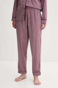 United Colors of Benetton pantaloni de plajă din bumbac culoarea bordo, bumbac, 4MYG3F00M