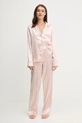Піжама Guess SYLVIE колір рожевий сатин O5BX05 W4732