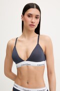Calvin Klein Underwear grudnjak s trokutastim košaricama s pamukom mornarsko plavi LV00QF8498