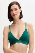 Calvin Klein Underwear biustonosz kolor zielony gładki LV00QF8498