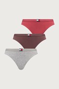 Tommy Hilfiger stringi damskie z bawełną 3-pack różowe UW0UW06139