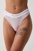Calvin Klein Underwear stringi damskie z bawełną różowe LV00QF8518