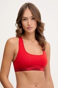 Calvin Klein Underwear biustonosz kolor czerwony gładki LV00QF8547