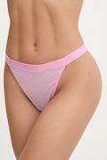 Calvin Klein Underwear stringi kolor różowy transparentne LV00QF8607