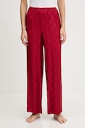 Pyžamové nohavice Calvin Klein Underwear bordová farba, LV00QS7536