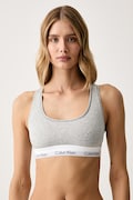 Calvin Klein Underwear podprsenka s bavlnou sivá LV00QF8493