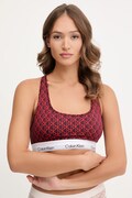 Grudnjak Calvin Klein Underwear boja: bordo, bez uzorka, LV00QF8493
