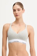Calvin Klein Underwear biustonosz kolor szary gładki LV00QF8500