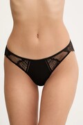 Calvin Klein Underwear figi kolor czarny z koronki LV00QF8362