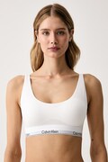 Calvin Klein Underwear bustieră cu bumbac albă LV00QF8503