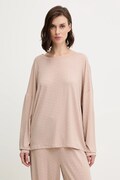 BOSS longsleeve piżamowy B Logo LS-Shirt damska kolor beżowy 50550693