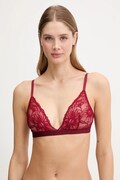 Tommy Hilfiger biustonosz kolor bordowy koronkowy gładki UW0UW06098