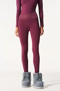 Perfect Moment legginsy funkcyjne damskie z dodatkiem kaszmiru Perfect Thermal bordowe W3001120
