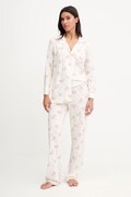 Pidžama Lauren Ralph Lauren za žene, boja: bež, ILN92443