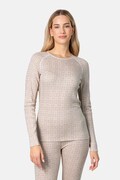 Kari Traa longsleeve funkcyjny ROSE LIGHT kolor brązowy 611364