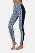 Kari Traa legginsy funkcyjne damskie z wełny merino ROSE niebieskie 622873