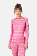 Kari Traa longsleeve funkcyjny TALE kolor różowy 623923