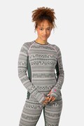 Kari Traa longsleeve funkcyjny TALE kolor zielony 623923