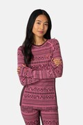 Kari Traa longsleeve funkcyjny damski z wełny merino TALE brązowy 623923