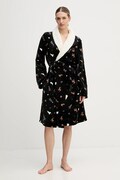 United Colors of Benetton szlafrok kolor czarny 6FK81C00E