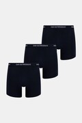 Emporio Armani Underwear boxeri 3-pack culoarea bleumarin, EM000259 AF14132