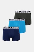 Karl Lagerfeld bokserki męskie bawełniane z elastanem 3-pack niebieskie A3M47010