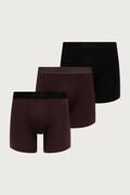 BOSS bokserice za muškarce od pamuka s elastanom BoxerBr3P BOSS ONE D 3-pack smeđe 50549856
